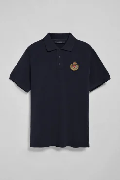 Polo Club Polos*Polo Nautic avec écusson nautique sur la poitrine Bleu Marine