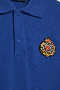 Polo Club Polos*Polo Nautic avec écusson nautique sur la poitrine Bleu Royal