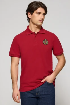 Polo Club Polos*Polo Nautic avec écusson nautique sur la poitrine Rouge