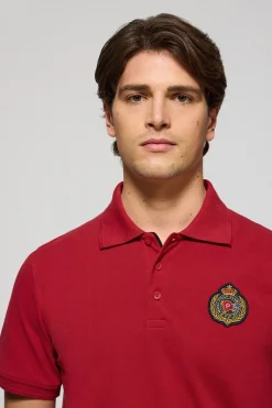 Polo Club Polos*Polo Nautic avec écusson nautique sur la poitrine Rouge