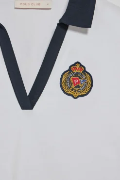 Polo Club Polos*Polo Nautic sans boutons avec détail nautique sur la poitrine Blanc