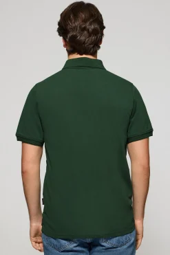 Polo Club Polos*Polo Nautic vert avec écusson nautique sur la poitrine Vert Bouteille
