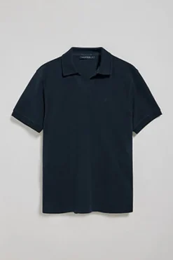 Polo Club Polos*Polo Pascal sans boutons avec monogramme brodé Bleu Marine