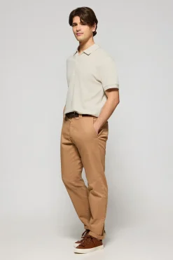 Polo Club Polos*Polo Pascal sans boutons avec monogramme brodé Gris clair