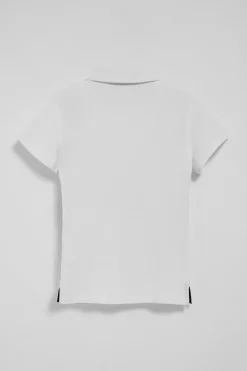 Polo Club Polos*Polo Pereira à cinq boutons, avec broderie Rigby Go Blanc