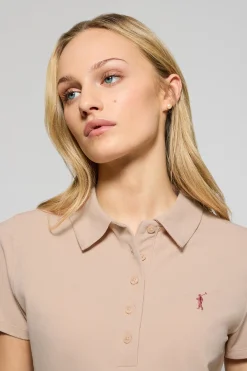 Polo Club Polos*Polo Pereira couleur à cinq boutons, avec broderie Rigby Go Maquillage