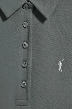 Polo Club Polos*Polo Pereira à cinq boutons avec broderie Rigby Go Gris Pierre
