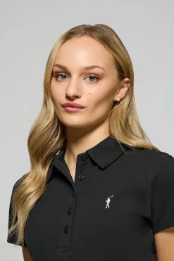 Polo Club Polos*Polo Pereira à cinq boutons, avec broderie Rigby Go Noir
