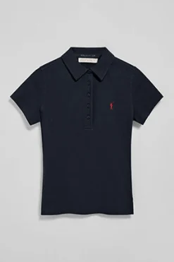 Polo Club Polos*Polo Pereire à cinq boutons, avec broderie Rigby Go Bleu Marine