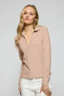 Polo Club Polos*Polo Pia couleur sans boutons avec logo caoutchouté Maquillage