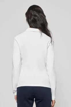 Polo Club Polos*Polo Priyanka à cinq boutons avec broderie Rigby Go Blanc