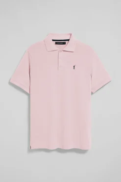 Polo Club Polos*Polo à manches courtes et trois boutons avec logo brodé Rigby Go Rose