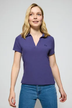 Polo Club Polos*Polo sans boutons Pedraza avec logo caoutchouté Bleu océan