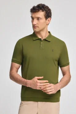 Polo Club Polos*Polo vert avec broderie Rigby Go Vert mousse