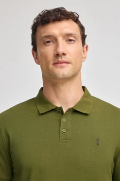 Polo Club Polos*Polo vert avec broderie Rigby Go Vert mousse