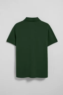 Polo Club Polos*Polo à manches courtes et trois boutons avec logo brodé Rigby Go Vert Bouteille