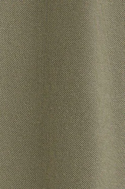 Polo Club Polos*Polo vert clair en coton et lin avec deux boutons et monogramme brodé Vert sauge