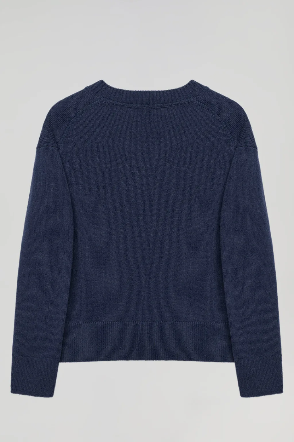 Polo Club Pulls*Pull en maille avec col en V et détail Bleu