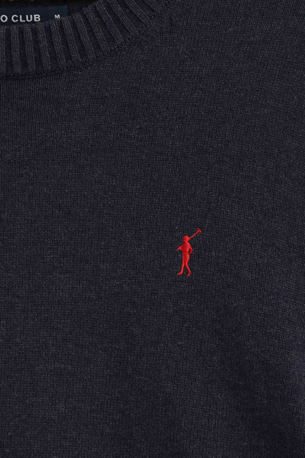 Polo Club Pulls*Pull en laine mélangée et broderie Rigby Go Bleu Marine Chiné