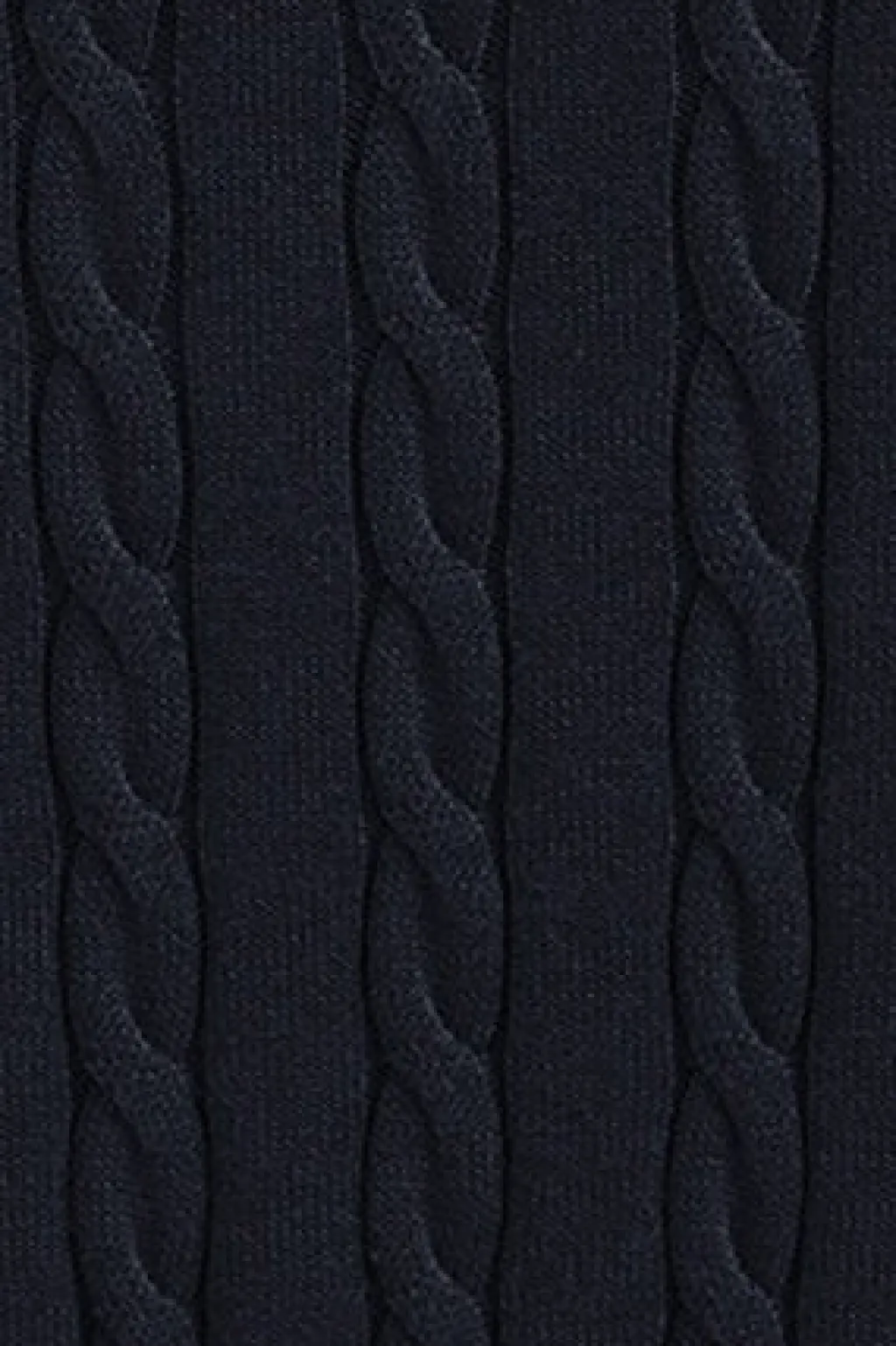 Polo Club Pulls*Pull en maille tressée en laine mélangée avec fermeture éclair partielle et broderie Rigby Go Bleu Marine