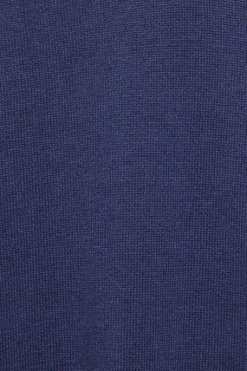 Polo Club Pulls|Polos*Pull bleu Martin à col polo en V et détail Bleu océan