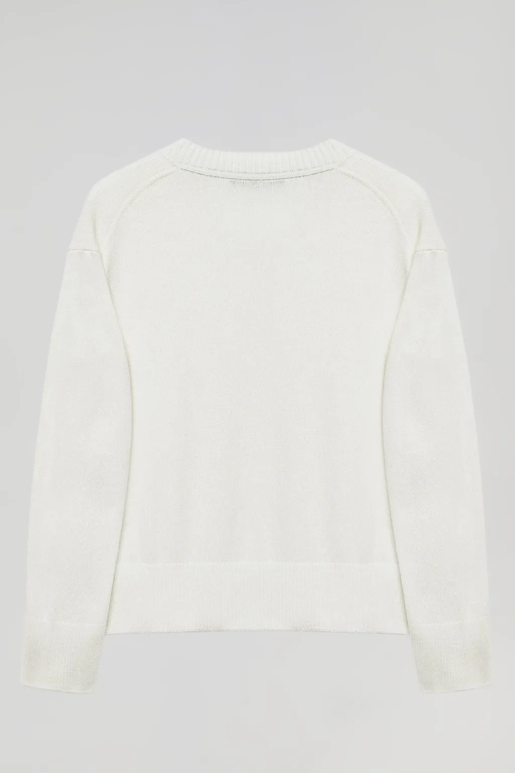 Polo Club Pulls*Pull couleur en maille avec col en V et détail Beige