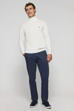 Polo Club Pulls*Pull en maille à col montant et logo brodé Rigby Go Beige
