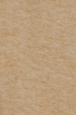 Polo Club Pulls*Pull en maille couleur caramel chiné à col ras du cou et logo brodé Rigby Go Caramelo Vigoré
