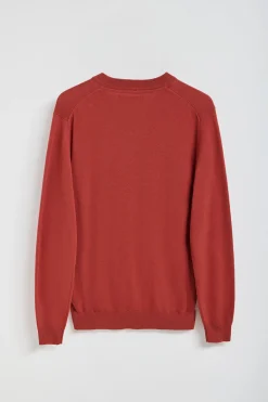 Polo Club Pulls*Pull en maille à col en V et broderie Rigby Go Rouge