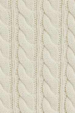 Polo Club Pulls*Pull en maille torsadée avec écusson Nautic Beige