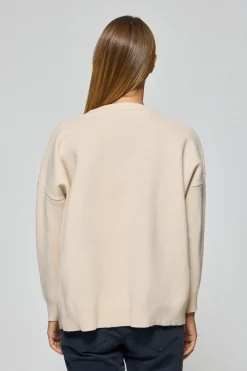 Polo Club Pulls*Pull Gia en maille avec logo Beige