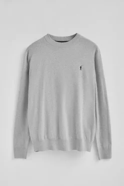 Polo Club Pulls*Pull en laine mélangée et broderie Rigby Go Gris Chiné