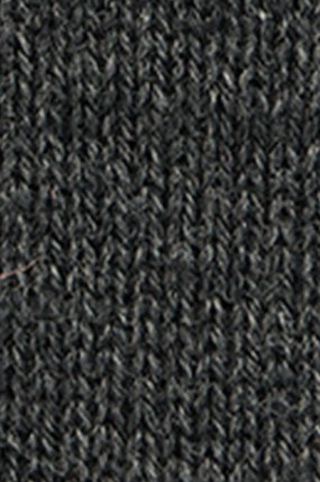 Polo Club Pulls*Pull gris foncé chiné en maille tressée en laine mélangée avec fermeture éclair partielle et broderie Rigby Go Vigoré Gris Foncé