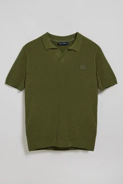 Polo Club Pulls|Polos*Pull Jimin avec logo sur la poitrine Vert mousse