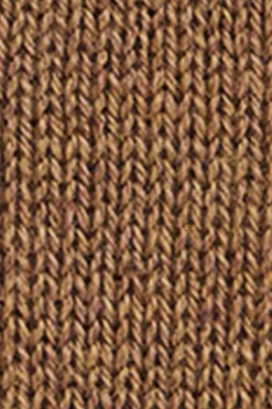 Polo Club Pulls*Pull marron chiné en maille tressée en laine mélangée avec fermeture éclair partielle et broderie Rigby Go Brun Chiné