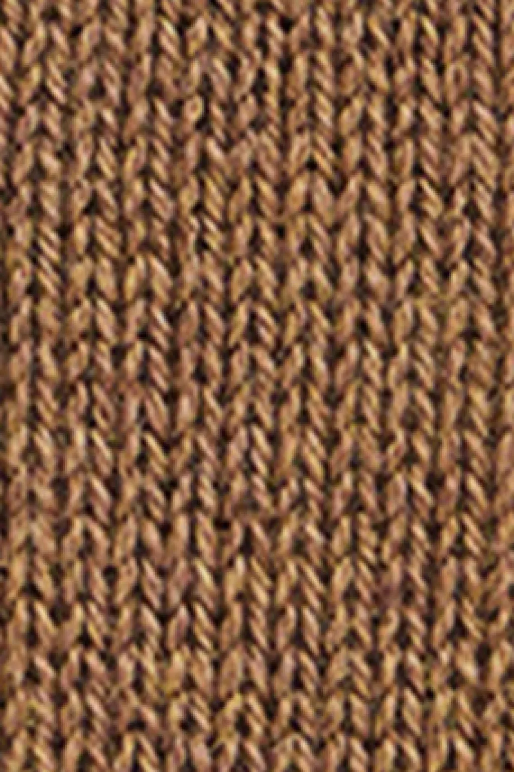 Polo Club Pulls*Pull marron chiné en maille tressée en laine mélangée avec fermeture éclair partielle et broderie Rigby Go Brun Chiné