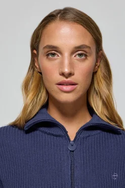 Polo Club Pulls*Pull Nahia bleu avec logo brodé monogramme Bleu océan
