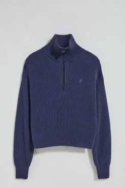 Polo Club Pulls*Pull Nahia bleu avec logo brodé monogramme Bleu océan