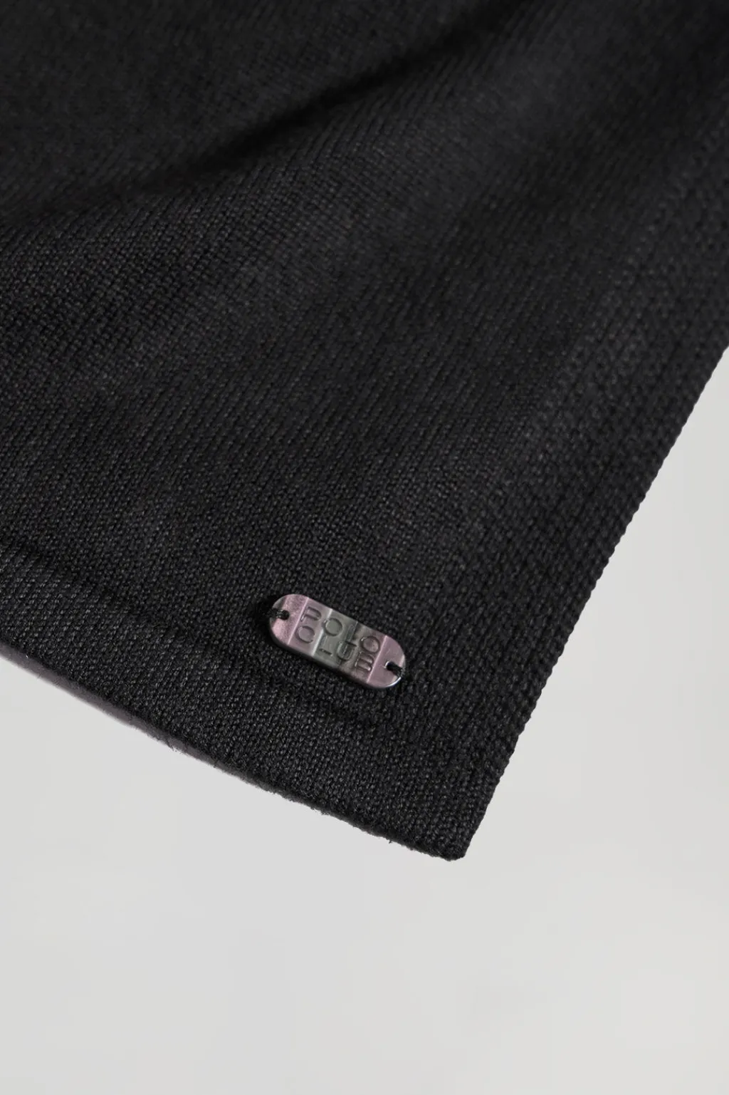 Polo Club Pulls*Pull à col ronde avec bouton nacré Noir