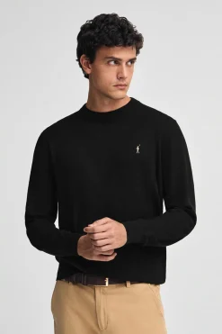 Polo Club Pulls*Pull en laine mélangée et broderie Rigby Go Noir