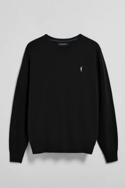 Polo Club Pulls*Pull en maille à col ras du cou et broderie Rigby Go Noir