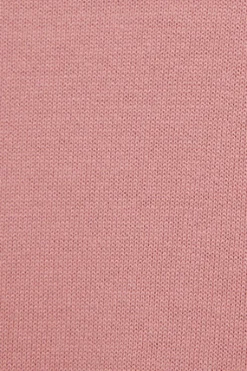 Polo Club Pulls|T-Shirts*Pull rose pastel en maille à col ras du cou à manches courtes et Rigby Go brodé Rose poudré