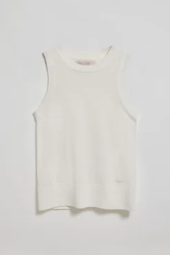 Polo Club Pulls*Pull sans manches à boutons perlés Beige