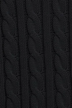 Polo Club Pulls*Pull tressé avec logo brodé Rigby Go Noir