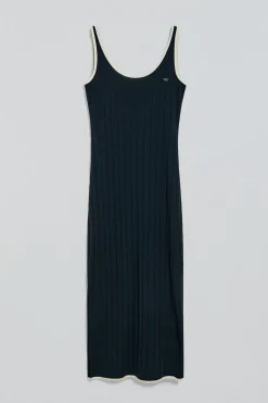 Polo Club Robes*Robe à bretelles avec bouton nacré Bleu Marine