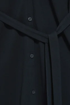 Polo Club Robes*Robe sans manches, boutonnée, avec monogramme brodé Bleu Marine