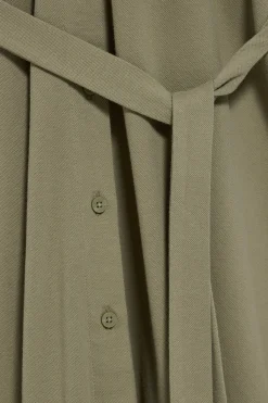 Polo Club Robes*Robe boutonnée verte avec broderie PC Vert sauge