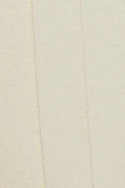 Polo Club Robes*Robe côtelée couleur crème sans manches avec bouton nacré Beige