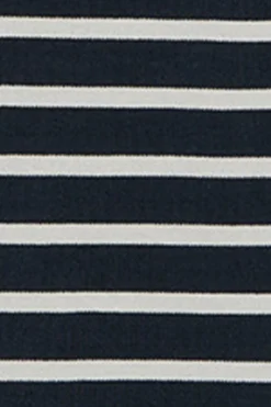 Polo Club Robes*Robe polo à col rayé avec écusson nautique Bleu Marine