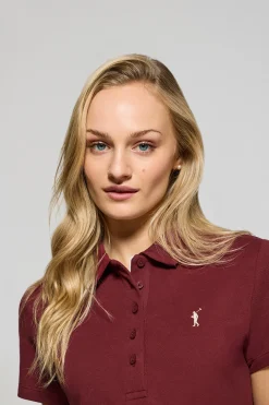 Polo Club Robes*Robe polo avec logo Rigby Go Grenat